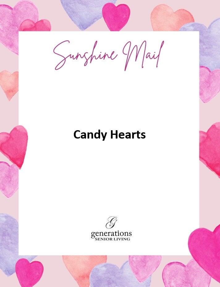 Candy Hearts Template