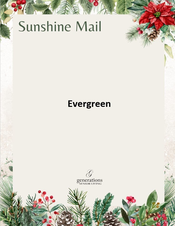 Evergreen Sunshine Mail Template