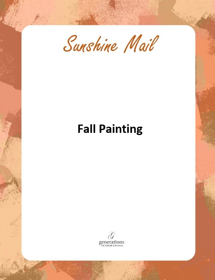 Fall Painting Letter Stationery