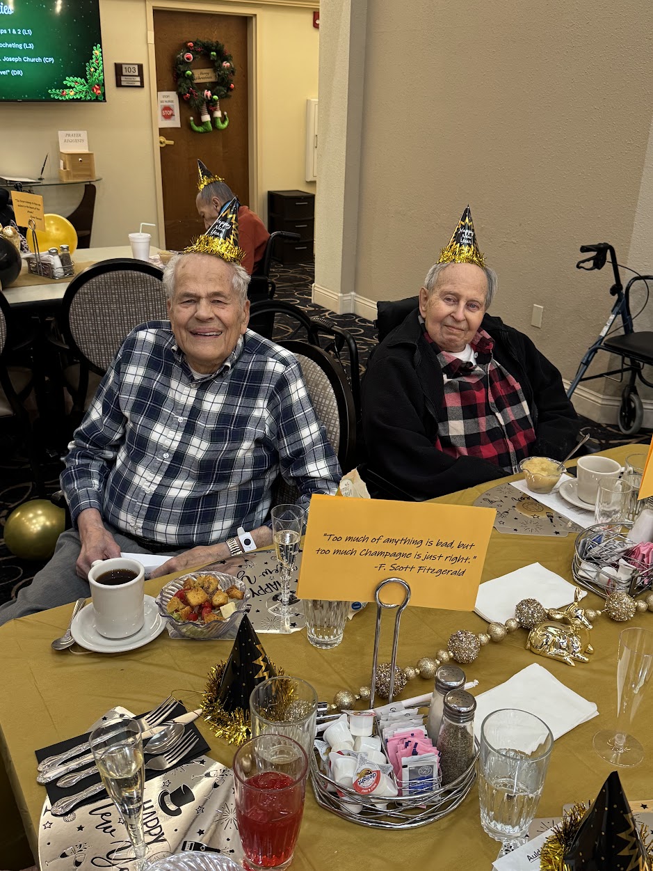 Happy New Year from our residents!