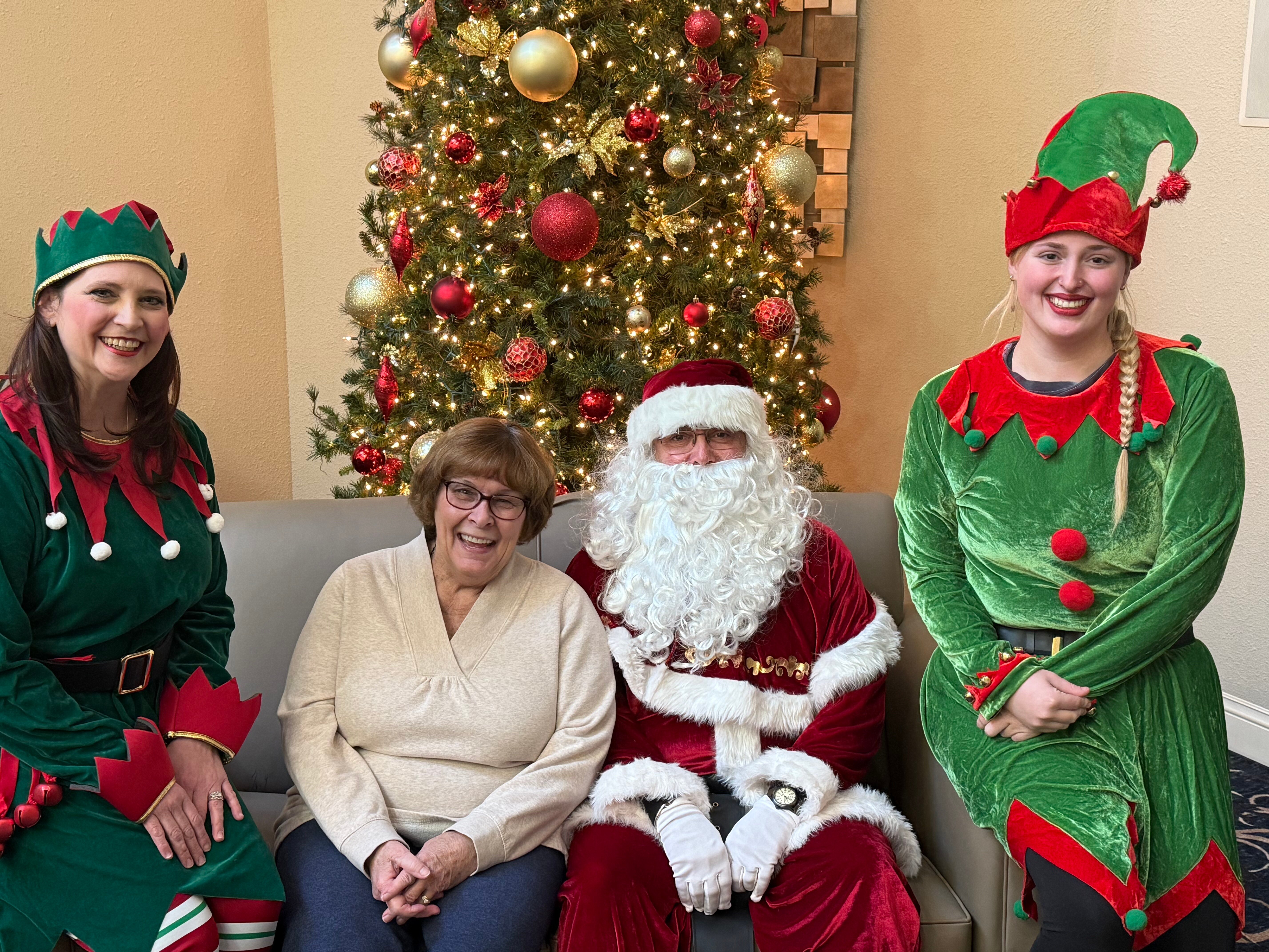 A visit with Santa and his elves