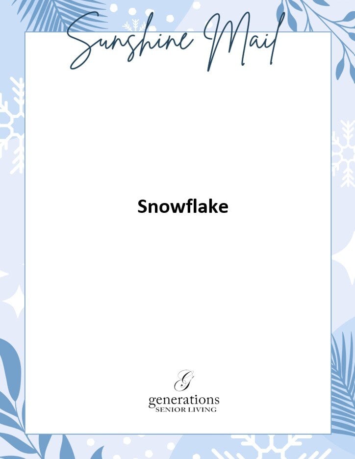 Snowflake Sunshine Mail Template-1